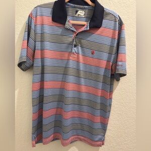 Men's  Izod Striped  golf Polo Shirt